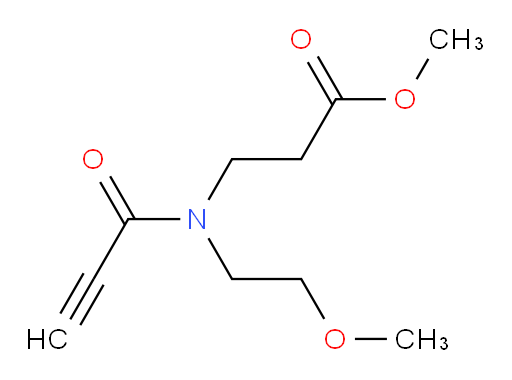 methyl 3-[N-(2-methoxyethyl)prop-2-ynamido]propanoate