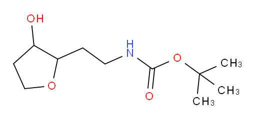 tert-butyl N-[2-(3-hydroxyoxolan-2-yl)ethyl]carbamate