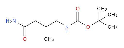 tert-butyl N-(3-carbamoyl-2-methylpropyl)carbamate