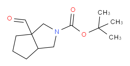 tert-butyl 3a-formyl-octahydrocyclopenta[c]pyrrole-2-carboxylate