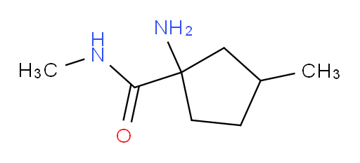 1-amino-N,3-dimethylcyclopentane-1-carboxamide