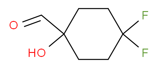 4,4-difluoro-1-hydroxycyclohexane-1-carbaldehyde