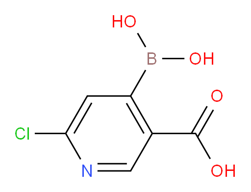 6-chloro-4-(dihydroxyboranyl)pyridine-3-carboxylic acid