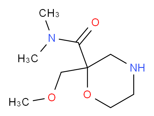 2-(methoxymethyl)-N,N-dimethylmorpholine-2-carboxamide