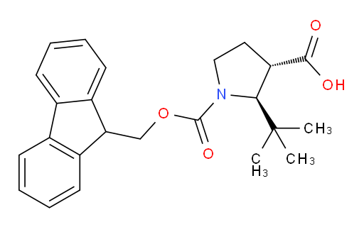 rac-(2R,3R)-2-tert-butyl-1-{[(9H-fluoren-9-yl)methoxy]carbonyl}pyrrolidine-3-carboxylic acid