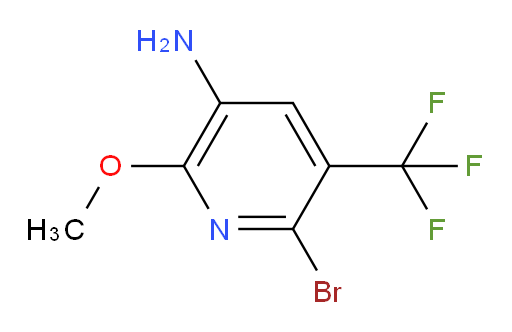6-bromo-2-methoxy-5-(trifluoromethyl)pyridin-3-amine