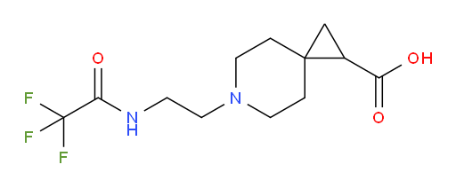 6-[2-(2,2,2-trifluoroacetamido)ethyl]-6-azaspiro[2.5]octane-1-carboxylic acid