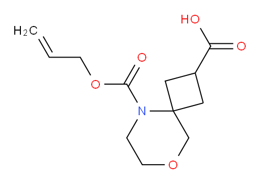 5-[(prop-2-en-1-yloxy)carbonyl]-8-oxa-5-azaspiro[3.5]nonane-2-carboxylic acid