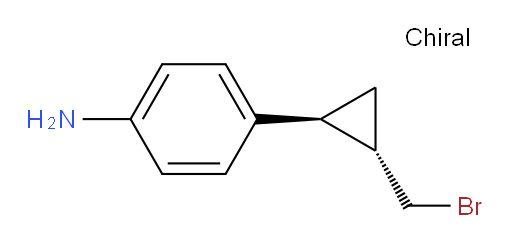 4-[(1S,2S)-2-(bromomethyl)cyclopropyl]aniline