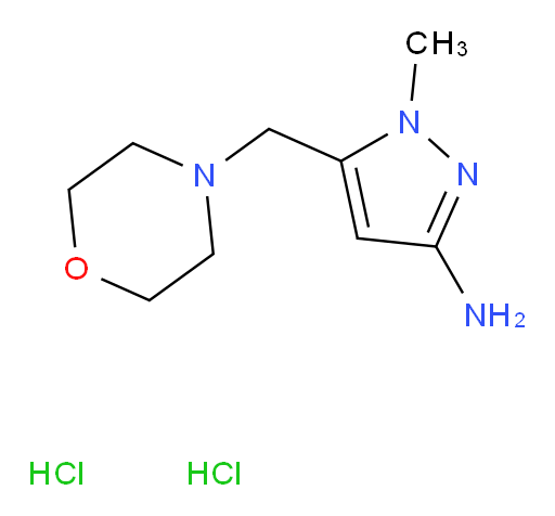 1-methyl-5-[(morpholin-4-yl)methyl]-1H-pyrazol-3-amine dihydrochloride
