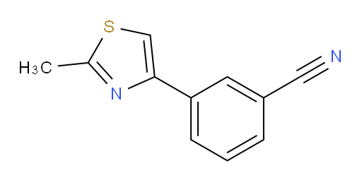 3-(2-methyl-1,3-thiazol-4-yl)benzonitrile