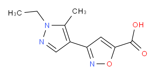 3-(1-ethyl-5-methyl-1H-pyrazol-4-yl)-1,2-oxazole-5-carboxylic acid