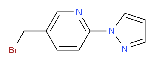 5-(bromomethyl)-2-(1H-pyrazol-1-yl)pyridine