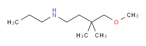 (4-methoxy-3,3-dimethylbutyl)(propyl)amine
