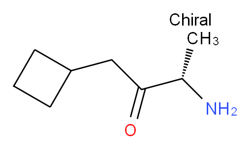 (3S)-3-amino-1-cyclobutylbutan-2-one