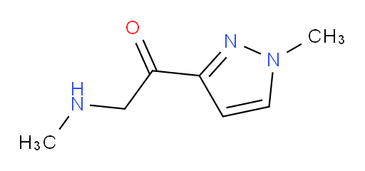 1-(1-methyl-1H-pyrazol-3-yl)-2-(methylamino)ethan-1-one