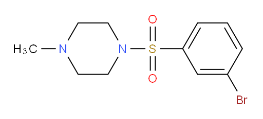 1-(3-bromobenzenesulfonyl)-4-methylpiperazine