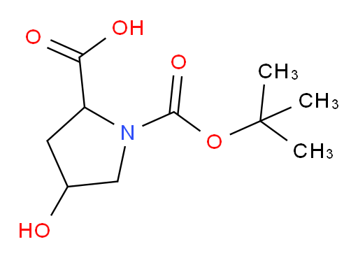 1-[(tert-butoxy)carbonyl]-4-hydroxypyrrolidine-2-carboxylic acid