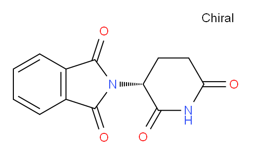 2-[(3R)-2,6-dioxopiperidin-3-yl]-2,3-dihydro-1H-isoindole-1,3-dione