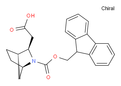 2-[(1R,3R,4S)-2-{[(9H-fluoren-9-yl)methoxy]carbonyl}-2-azabicyclo[2.2.1]heptan-3-yl]acetic acid