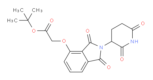 tert-butyl 2-{[2-(2,6-dioxopiperidin-3-yl)-1,3-dioxo-2,3-dihydro-1H-isoindol-4-yl]oxy}acetate