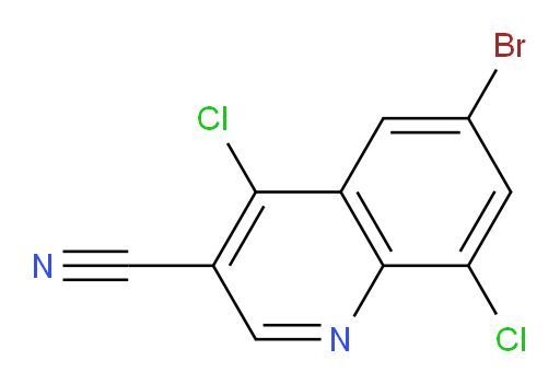 6-bromo-4,8-dichloroquinoline-3-carbonitrile