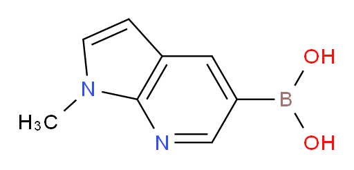 {1-methyl-1H-pyrrolo[2,3-b]pyridin-5-yl}boronic acid