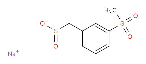 sodium (3-methanesulfonylphenyl)methanesulfinate