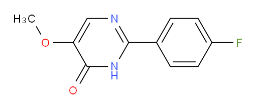 2-(4-fluorophenyl)-5-methoxy-3,4-dihydropyrimidin-4-one