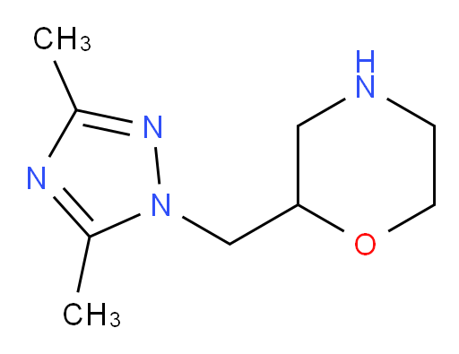 2-[(dimethyl-1H-1,2,4-triazol-1-yl)methyl]morpholine