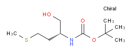 tert-butyl N-[(2R)-1-hydroxy-4-(methylsulfanyl)butan-2-yl]carbamate