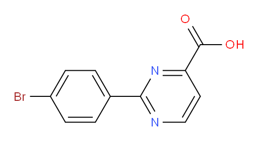 2-(4-bromophenyl)pyrimidine-4-carboxylic acid