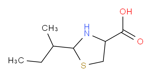2-(butan-2-yl)-1,3-thiazolidine-4-carboxylic acid