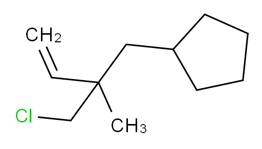 [2-(chloromethyl)-2-methylbut-3-en-1-yl]cyclopentane