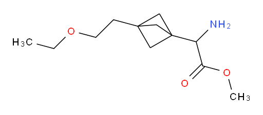 methyl 2-amino-2-[3-(2-ethoxyethyl)bicyclo[1.1.1]pentan-1-yl]acetate