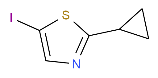 2-cyclopropyl-5-iodo-1,3-thiazole