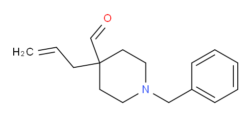 1-benzyl-4-(prop-2-en-1-yl)piperidine-4-carbaldehyde