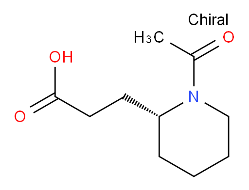 3-[(2R)-1-acetylpiperidin-2-yl]propanoic acid