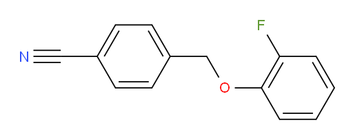 4-[(2-fluorophenoxy)methyl]benzonitrile