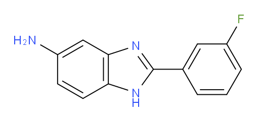 2-(3-fluorophenyl)-1H-1,3-benzodiazol-5-amine
