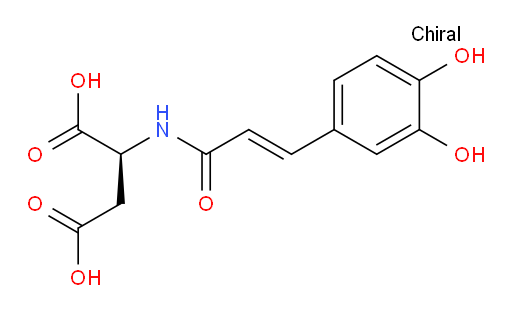 (2S)-2-[(2E)-3-(3,4-dihydroxyphenyl)prop-2-enamido]butanedioic acid