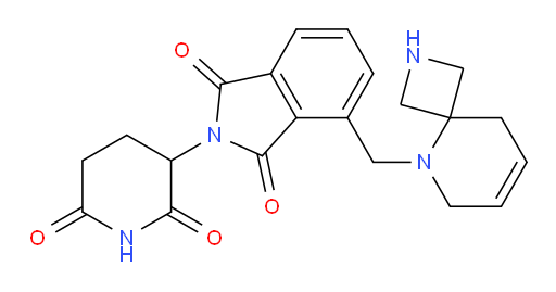4-({2,5-diazaspiro[3.5]non-7-en-5-yl}methyl)-2-(2,6-dioxopiperidin-3-yl)-2,3-dihydro-1H-isoindole-1,3-dione