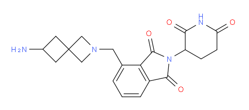 4-({6-amino-2-azaspiro[3.3]heptan-2-yl}methyl)-2-(2,6-dioxopiperidin-3-yl)-2,3-dihydro-1H-isoindole-1,3-dione