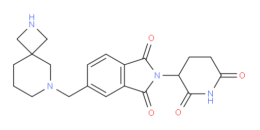 5-({2,6-diazaspiro[3.5]nonan-6-yl}methyl)-2-(2,6-dioxopiperidin-3-yl)-2,3-dihydro-1H-isoindole-1,3-dione