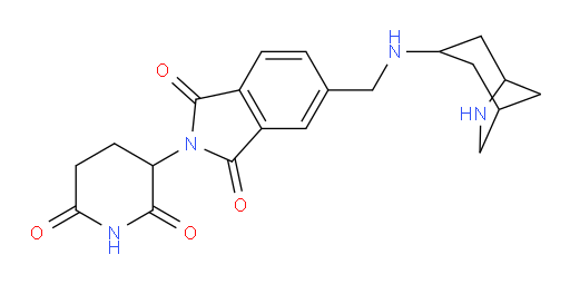 5-[({6-azabicyclo[3.2.1]octan-3-yl}amino)methyl]-2-(2,6-dioxopiperidin-3-yl)-2,3-dihydro-1H-isoindole-1,3-dione