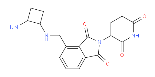 4-{[(2-aminocyclobutyl)amino]methyl}-2-(2,6-dioxopiperidin-3-yl)-2,3-dihydro-1H-isoindole-1,3-dione