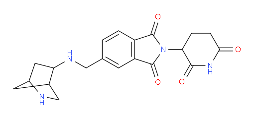 5-[({2-azabicyclo[2.2.1]heptan-5-yl}amino)methyl]-2-(2,6-dioxopiperidin-3-yl)-2,3-dihydro-1H-isoindole-1,3-dione