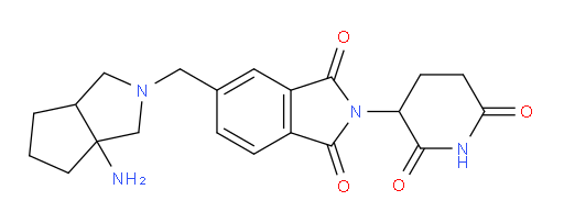 5-({3a-amino-octahydrocyclopenta[c]pyrrol-2-yl}methyl)-2-(2,6-dioxopiperidin-3-yl)-2,3-dihydro-1H-isoindole-1,3-dione