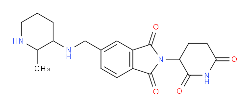 2-(2,6-dioxopiperidin-3-yl)-5-{[(2-methylpiperidin-3-yl)amino]methyl}-2,3-dihydro-1H-isoindole-1,3-dione