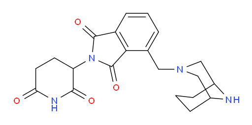 4-({3,9-diazabicyclo[3.3.1]nonan-3-yl}methyl)-2-(2,6-dioxopiperidin-3-yl)-2,3-dihydro-1H-isoindole-1,3-dione